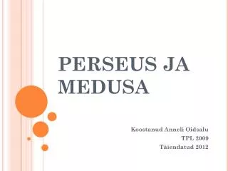 perseus ja medusa