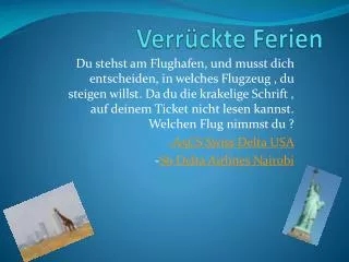 verr ckte ferien