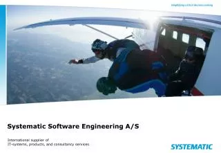 Systematic Software Engineering A/S
