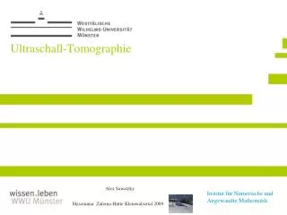 ultraschall tomographie