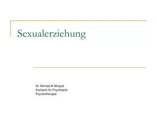 sexualerziehung