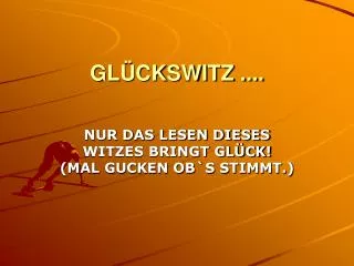 gl ckswitz