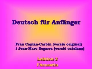 deutsch f r anf nger