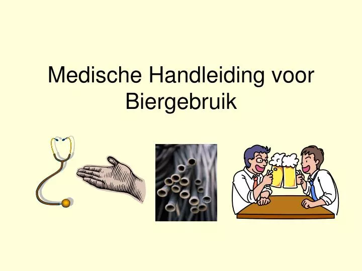 medische handleiding voor biergebruik