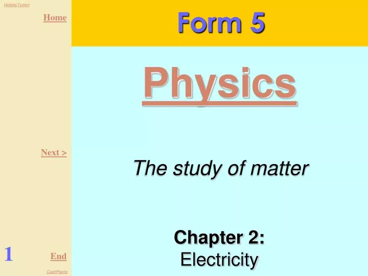chapter 2 electricity