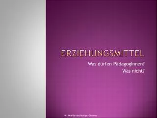 erziehungsmittel