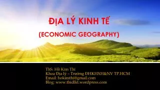 a l kinh t economic geography