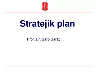 stratejik plan