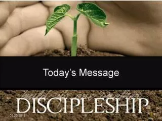 The Discipleship of One