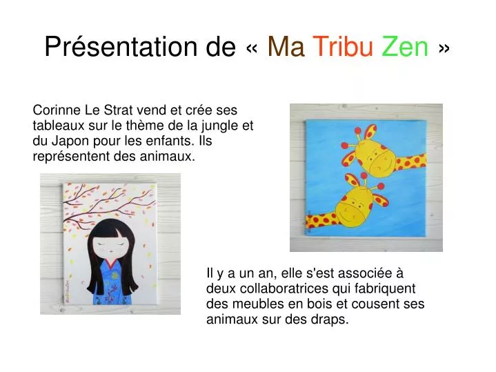 pr sentation de ma tribu zen