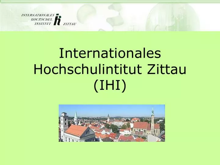 internationales hochschulintitut zittau ihi