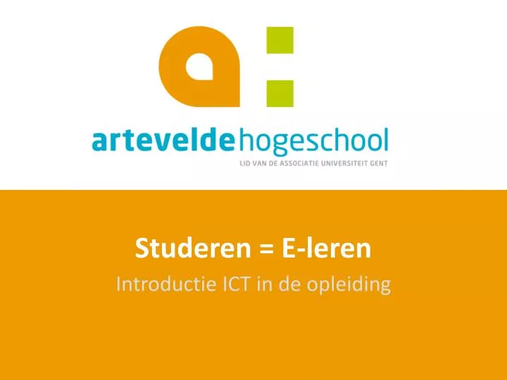 studeren e leren