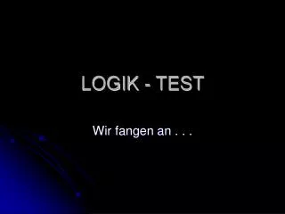 logik test