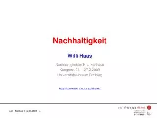 nachhaltigkeit