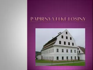 pap rny velk losiny