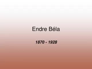 endre b la