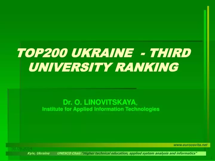 top200 ukraine third university ranking