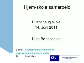 hjem skole samarbeid