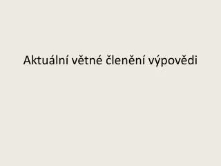 aktu ln v tn len n v pov di