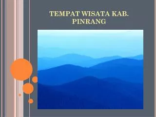tempat wisata kab pinrang