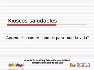 kioscos saludables
