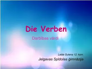 die verben