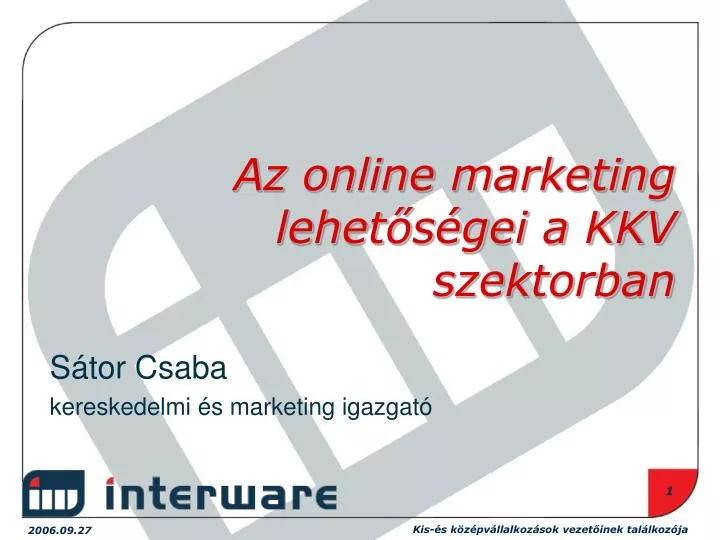 az online marketing lehet s gei a kkv szektorban