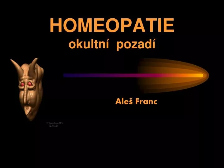 homeopatie okultn pozad