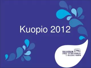 kuopio 2012