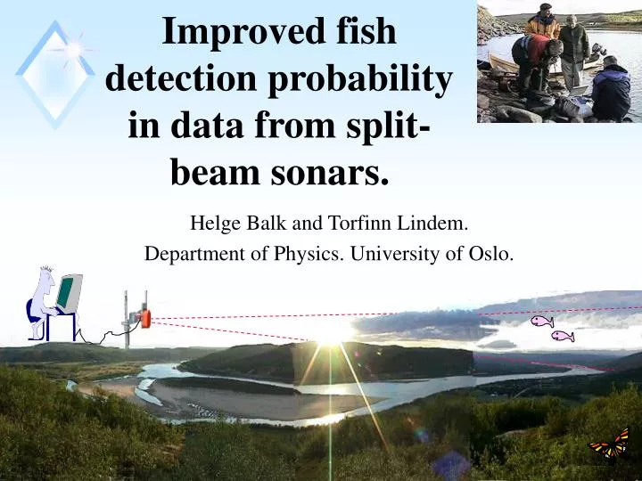 improved fish detection probability in data from split beam sonars