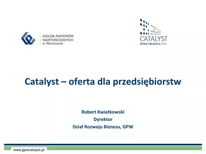 catalyst oferta dla przedsi biorstw