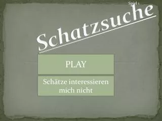 schatzsuche