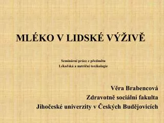 ml ko v lidsk v iv