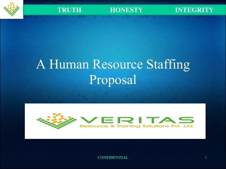 a human resource staffing proposal