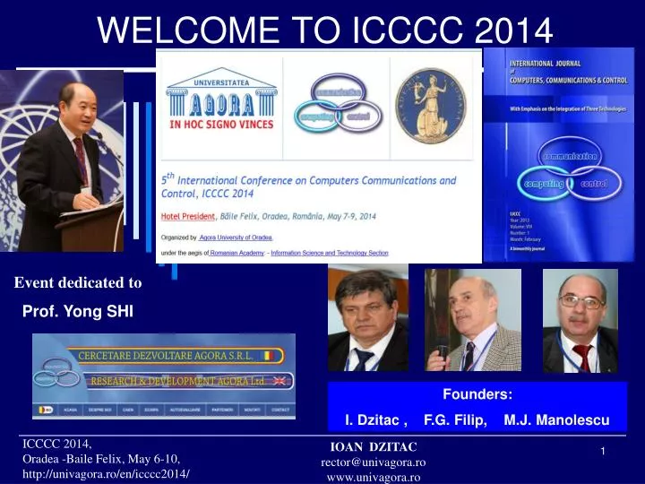welcome to icccc 2014