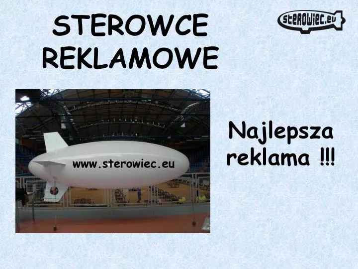 sterowce reklamowe