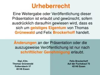 urheberrecht