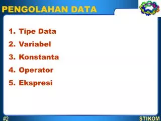 pengolahan data