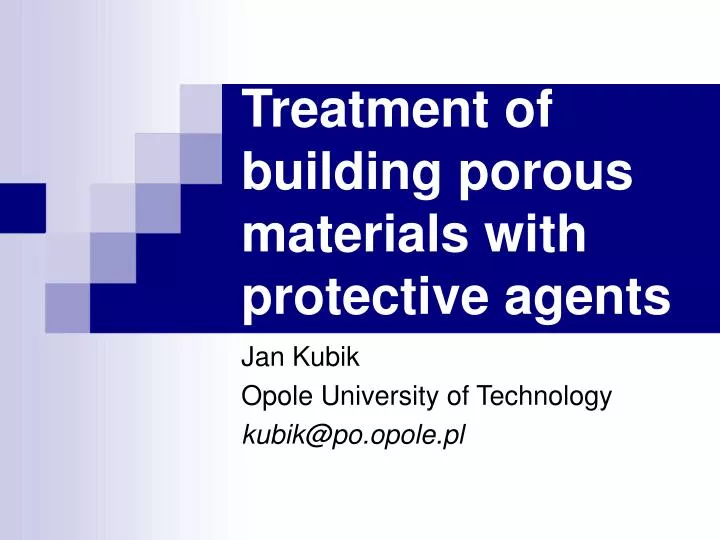 treatment of building porous materials with protective agents
