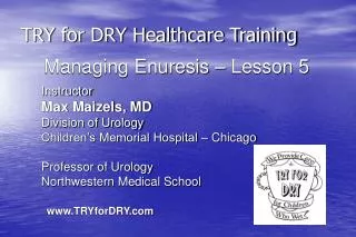 TRY for DRY Healthcare Training