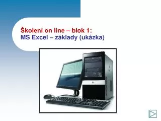 kolen on line blok 1 ms excel z klady uk zka