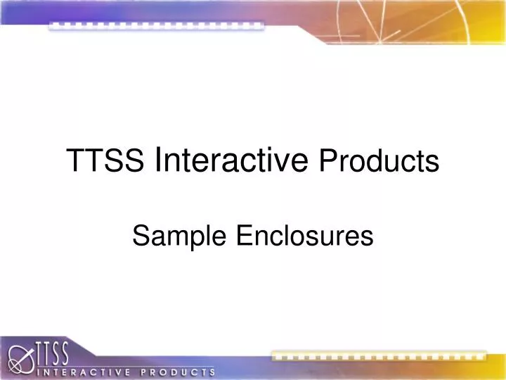 ttss interactive products
