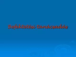 befektet si tan csad s