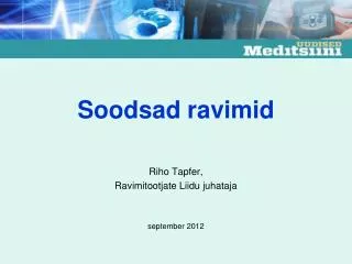 soodsad ravimid