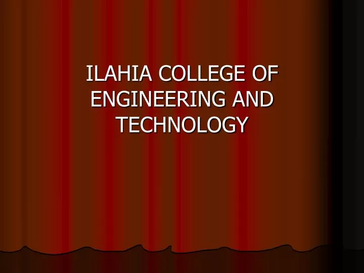 ilahia college of engineering and technology
