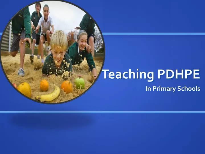 teaching pdhpe
