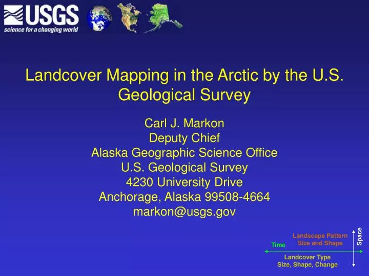 landcover mapping in the arctic by the u s geological survey