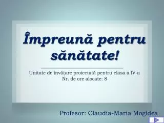 mpreun pentru s n tate