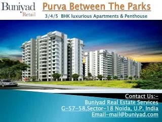 Purva Between The Parks Prelaunch Apartments