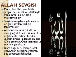 allah sevg s